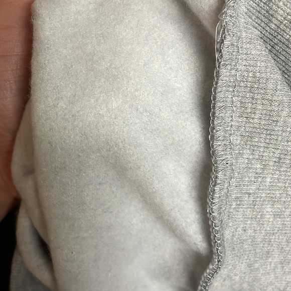Size XL gray mock neck quarter zip sweatshirt - Picture 5 of 8